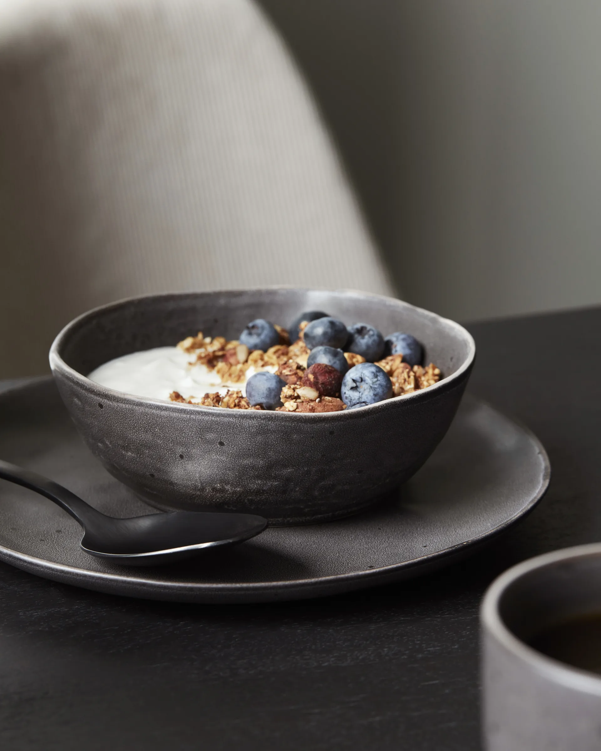 Kit para brunch Rustic 12 piezas, gris oscuro House Doctor