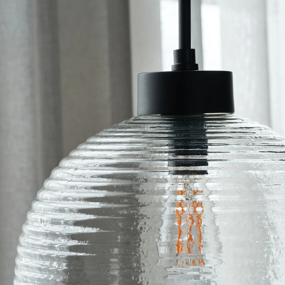 Lámpara colgante Gaia Ø34 cm, Transparente House Doctor