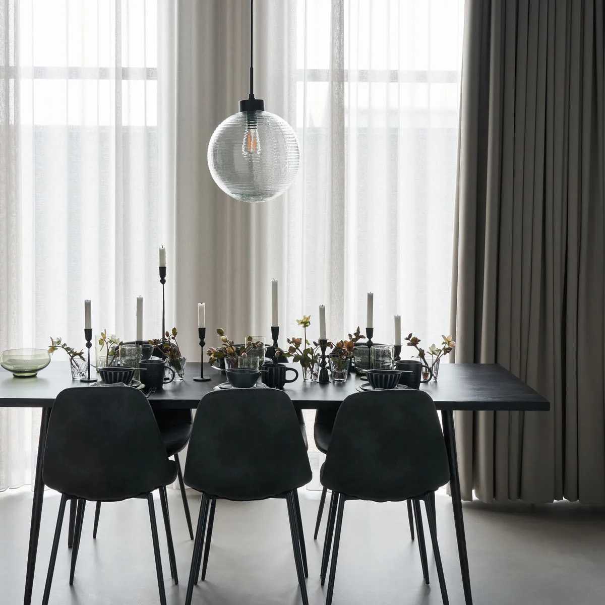 Lámpara colgante Gaia Ø34 cm, Transparente House Doctor