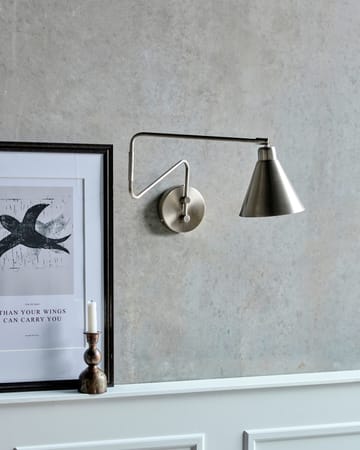 Lámpara de pared Game en plata cepillada - Grande, 76 cm - House Doctor