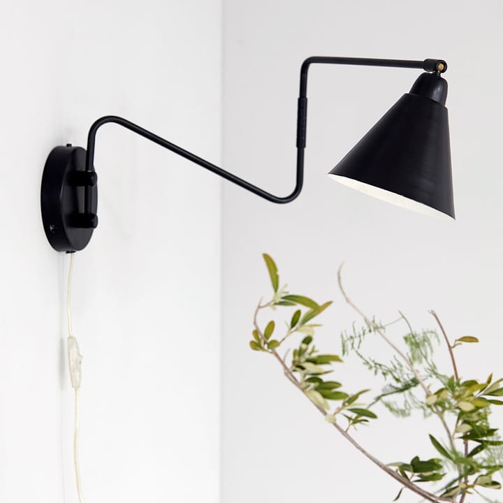 Lámpara de pared Game negro, grande, 70 cm House Doctor