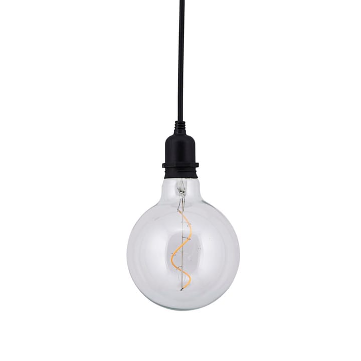 Lámpara colgante LED de exterior a pilas Bowl en negro