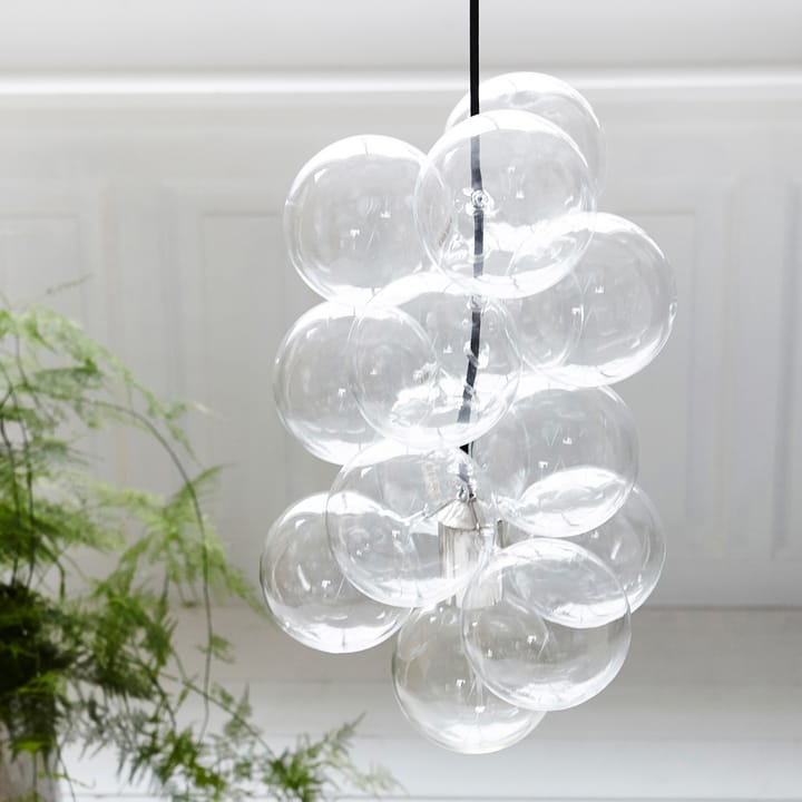 Lámpara de techo DIY - 12 bolas de vidrio - House Doctor