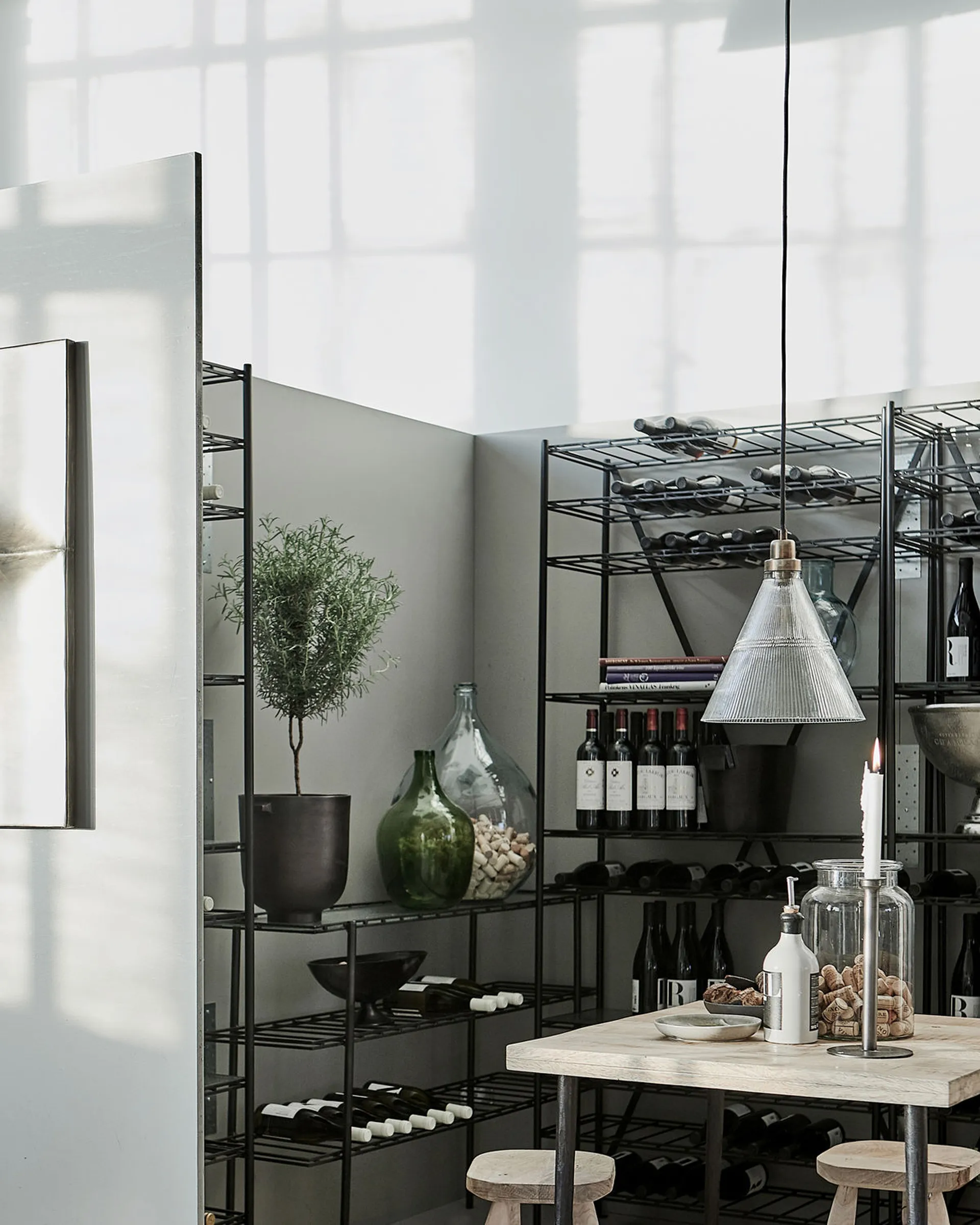 Lámpara de techo Vira Ø27 cm, transparente House Doctor