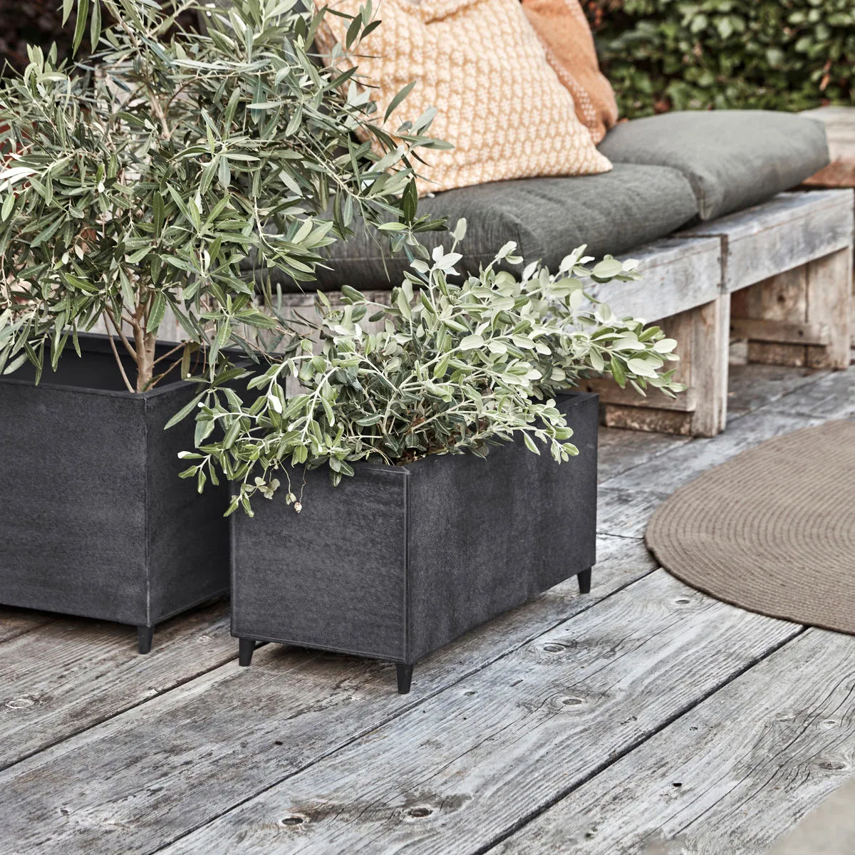 Maceta File 2 piezas, Gris House Doctor