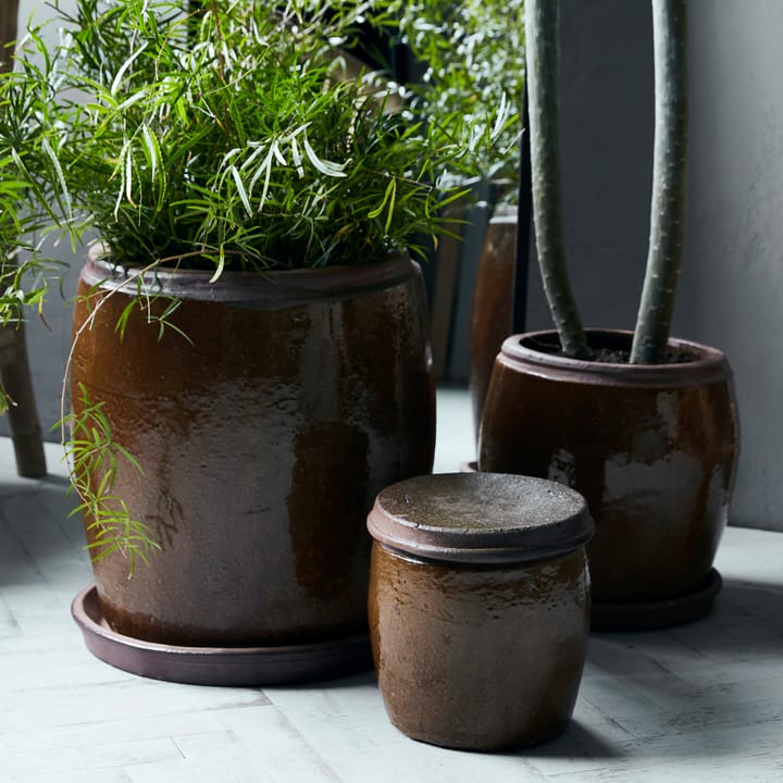 Maceta Khap Ø22 cm, marrón House Doctor
