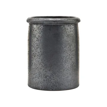 Maceta Pion Ø11,5 cm - negro-marrón - House Doctor