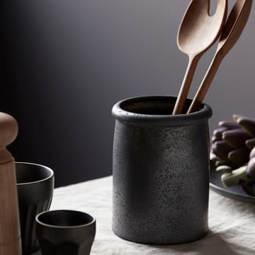 Maceta Pion Ø11,5 cm - negro-marrón - House Doctor