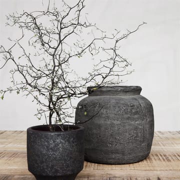 Maceta Rustik loza de barro - h18 cm Ø19 cm - House Doctor