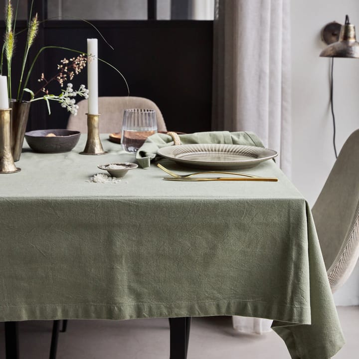 Mantel Real 140x240 cm, Verde oliva House Doctor