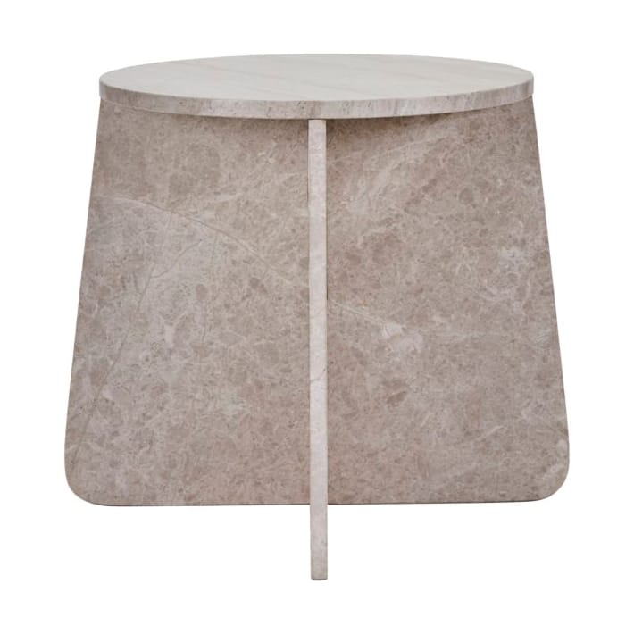 Mesa auxiliar Marb 48x48x40 cm - Mármol beige - House Doctor