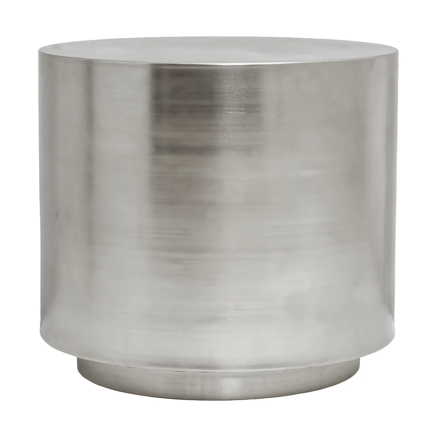 Mesa auxiliar Step , Plata cepillada House Doctor