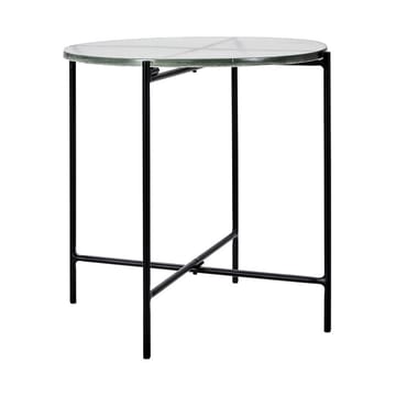 Mesa auxiliar Tamu Ø40x40 cm - Negro-vidrio - House Doctor