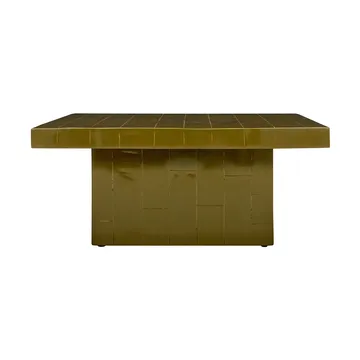 Mesa de centro Brick 100x100x44 cm - Verde - House Doctor