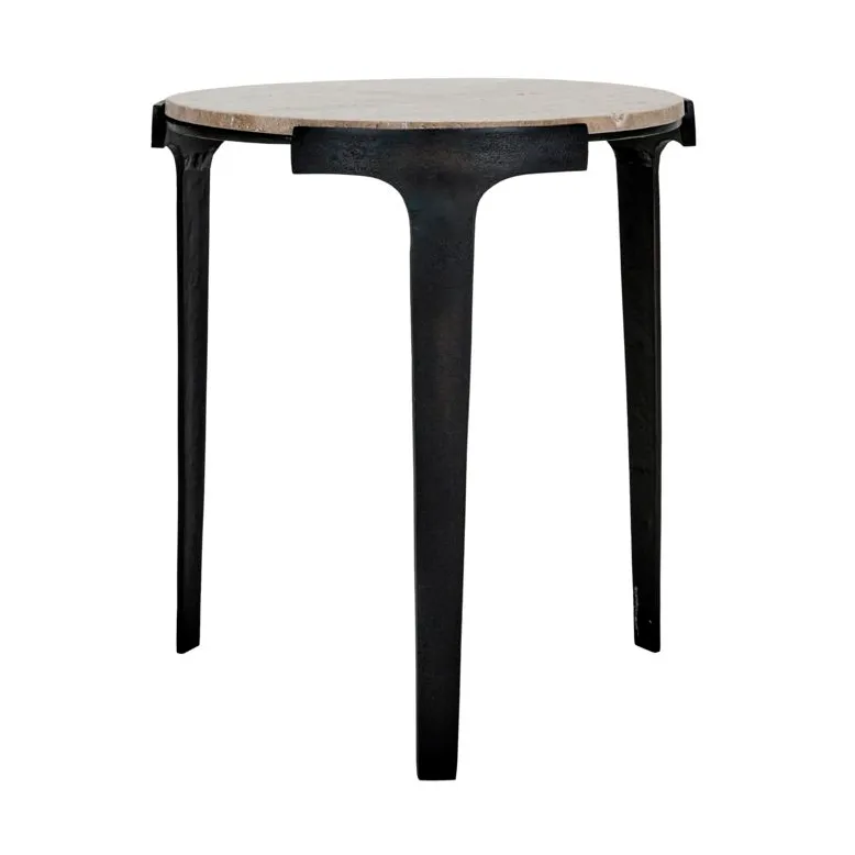 Mesa de centro Fula Ø45 cm, Beige House Doctor