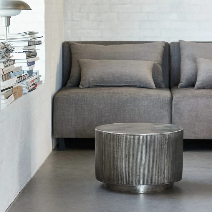 Mesa de centro Rota 35 cm, plata cepillada House Doctor