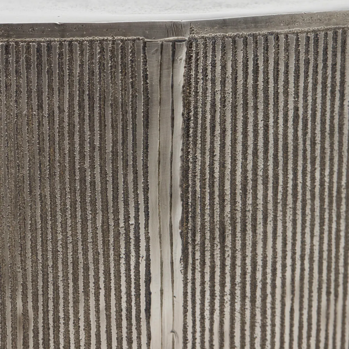 Mesa de centro Rota 50 cm, plata cepillada House Doctor