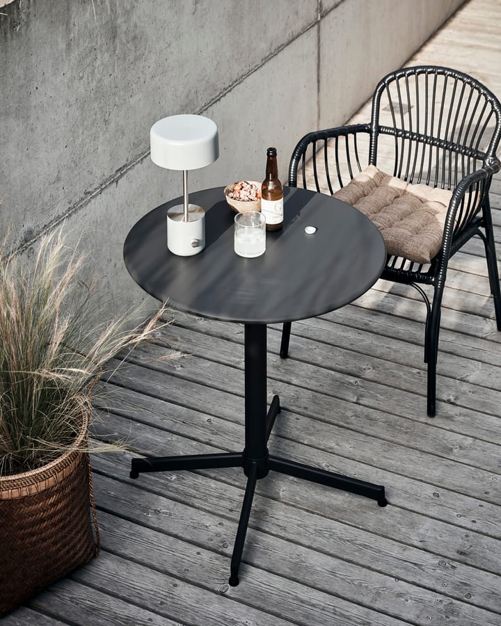 Mesa Helo Ø70 cm, Negro House Doctor