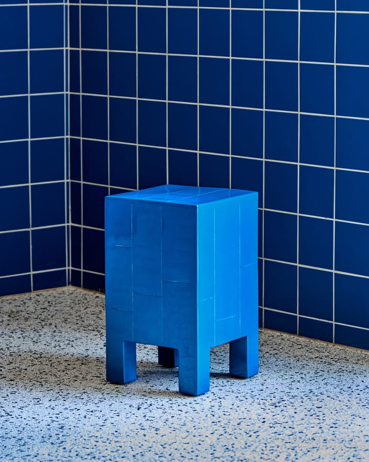 Mesita auxiliar Brick, Azul House Doctor