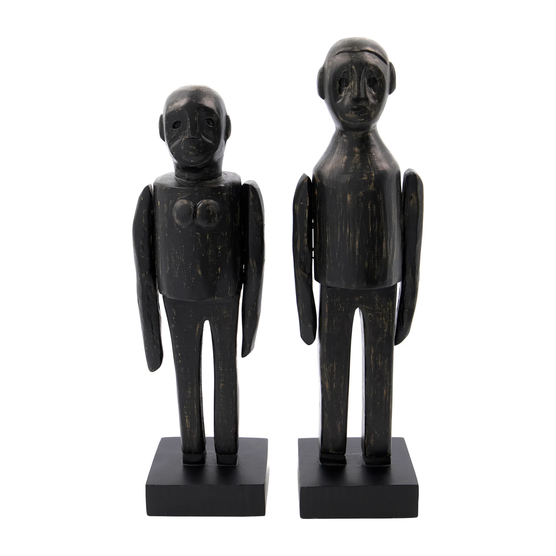 Obra de arte Spouses 32 cm 2 piezas, negro House Doctor