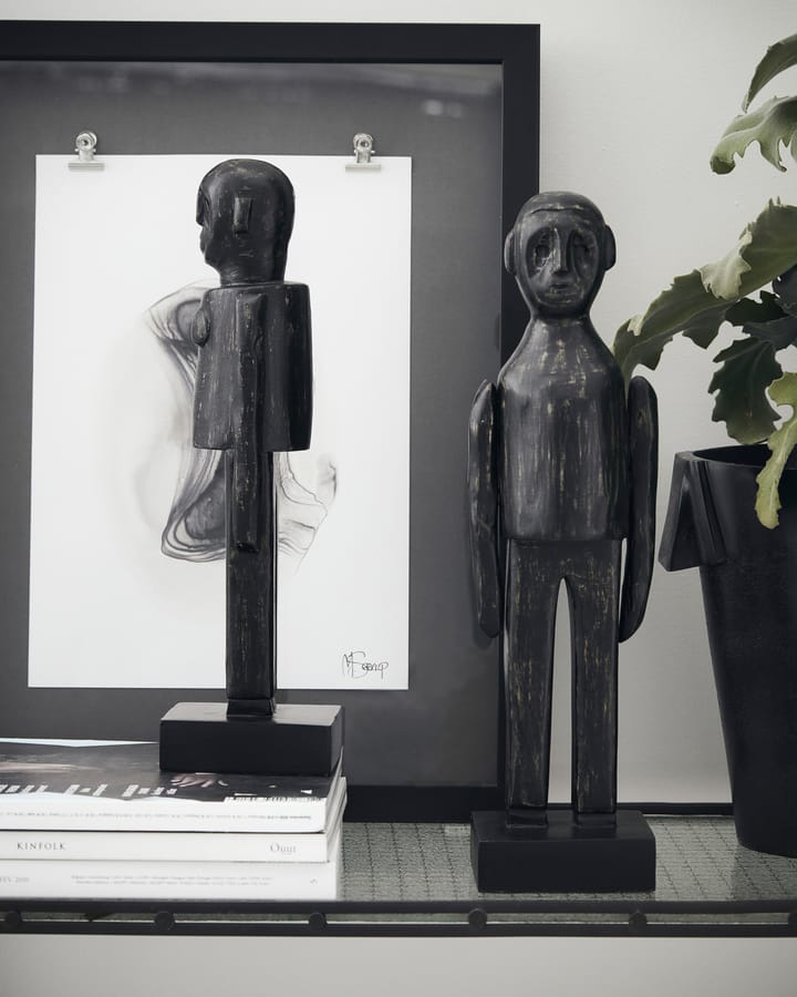 Obra de arte Spouses 32 cm 2 piezas, negro House Doctor