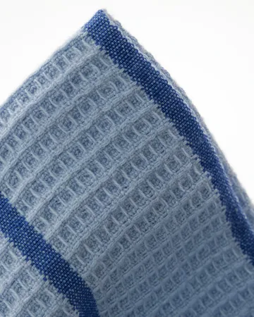 Paño de cocina Rena - Azul claro-azul, 30x30 cm, pack de 2 - House Doctor