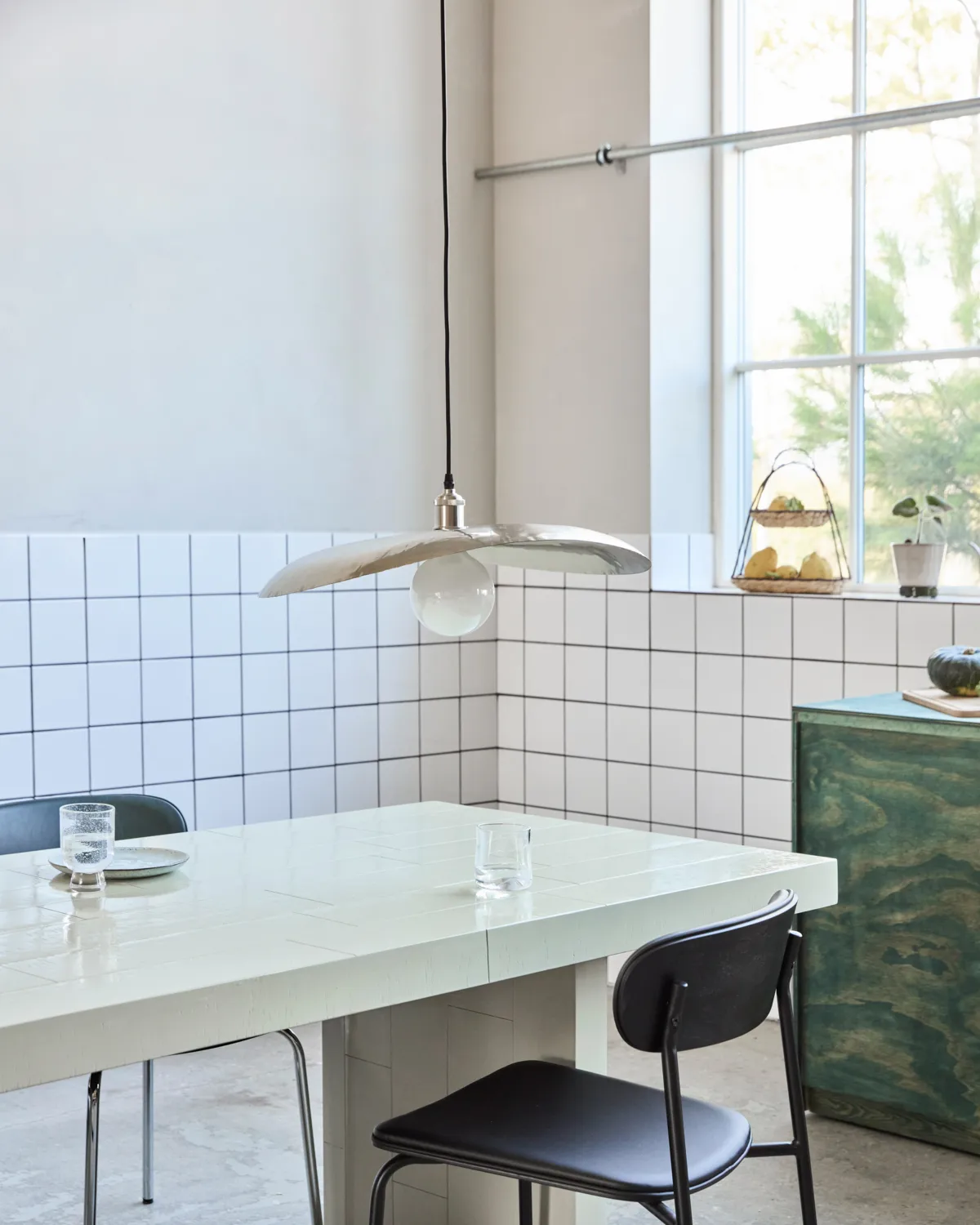 Pantalla de lámpara Hatt 13x14 cm, Plateado cepillado, 56,5×60,5×9 cm House Doctor