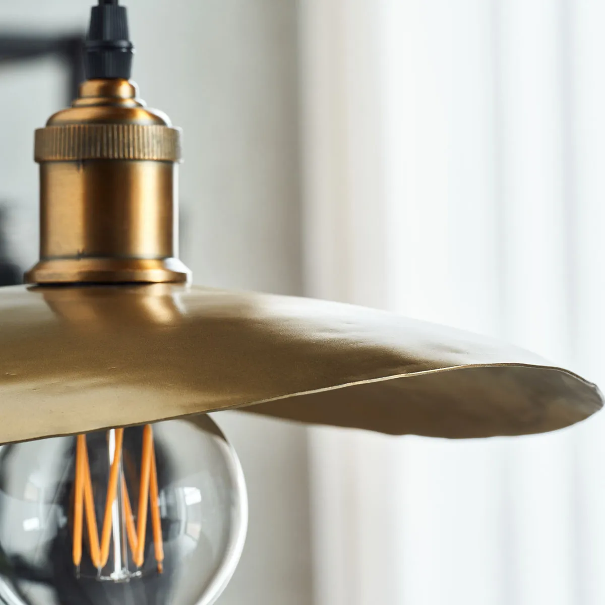 Pantalla de lámpara Hatt 28,5x30 cm, Latón antiguo House Doctor