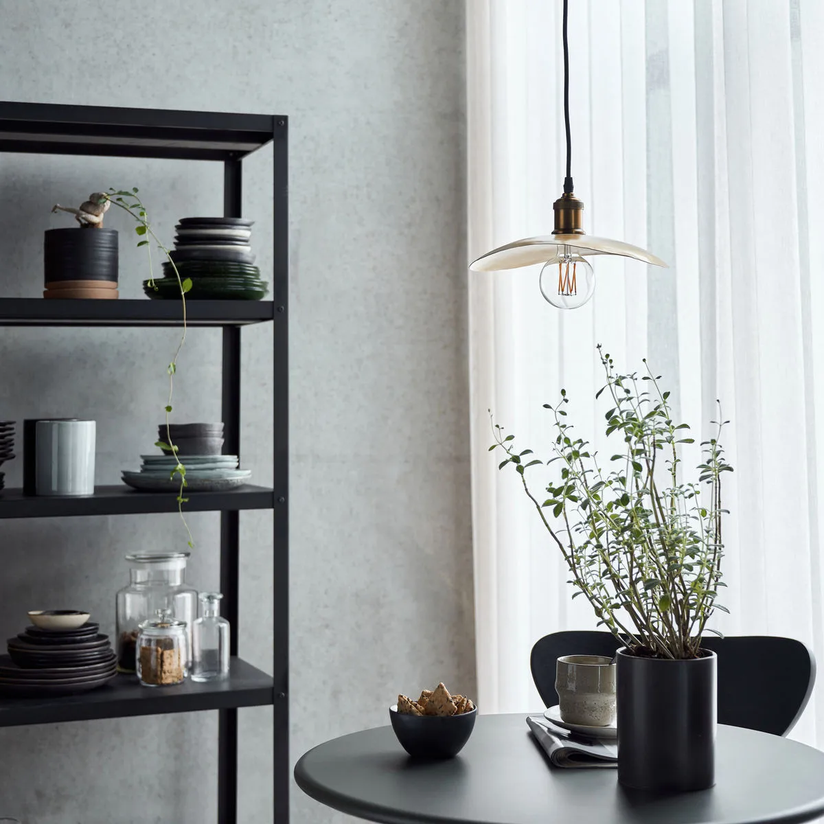 Pantalla de lámpara Hatt 28,5x30 cm, Latón antiguo House Doctor