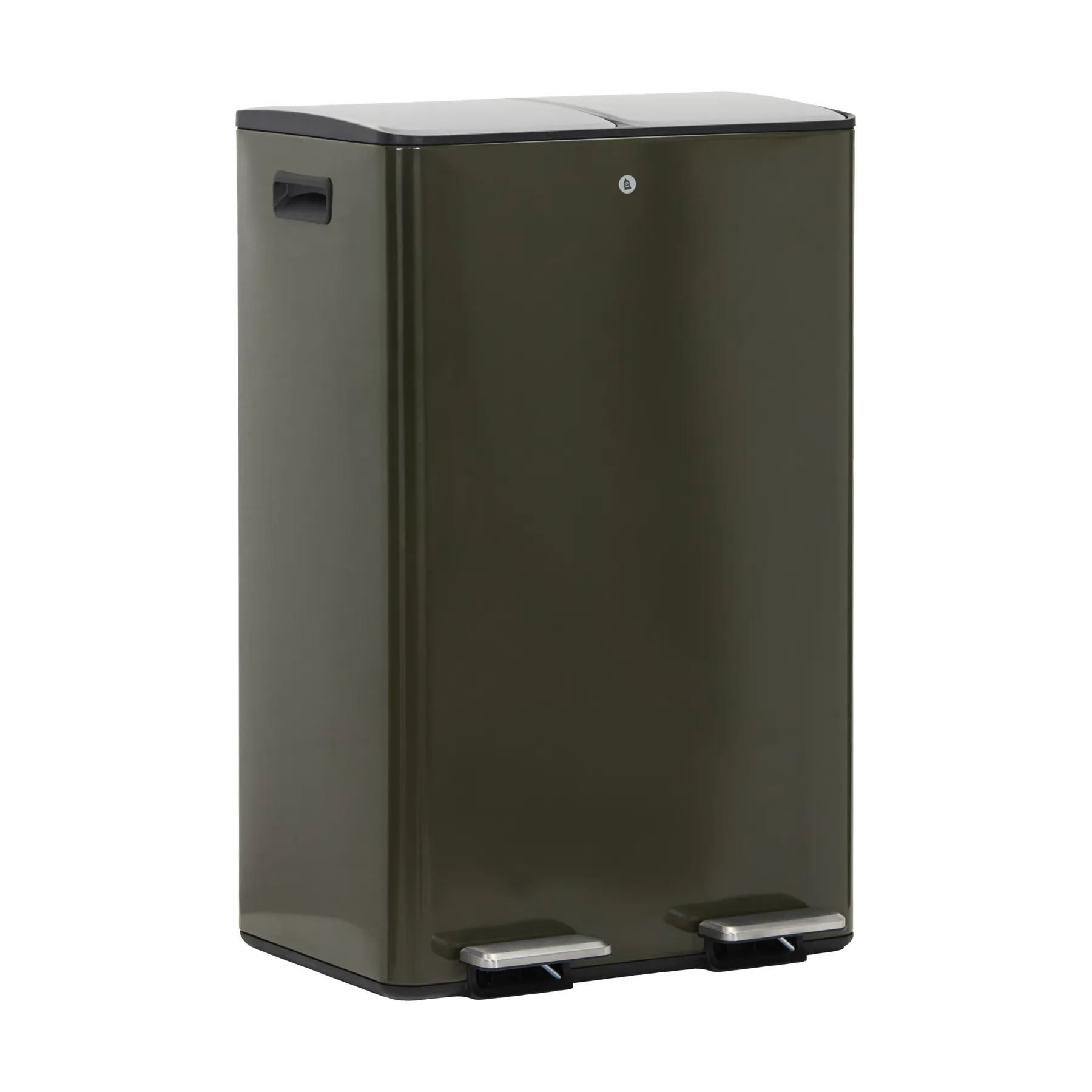 Papelera Sort, Deep green, 46×35,5×71 cm House Doctor