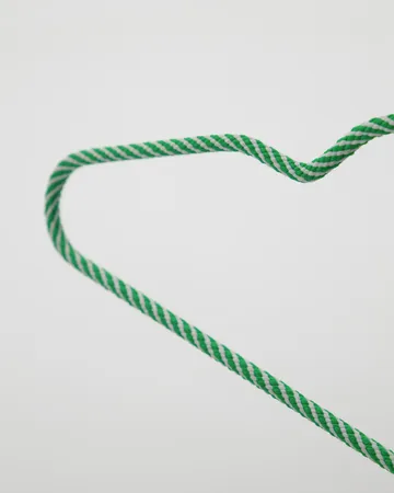 Perchas Wire, paquete de 6 - Verde - House Doctor