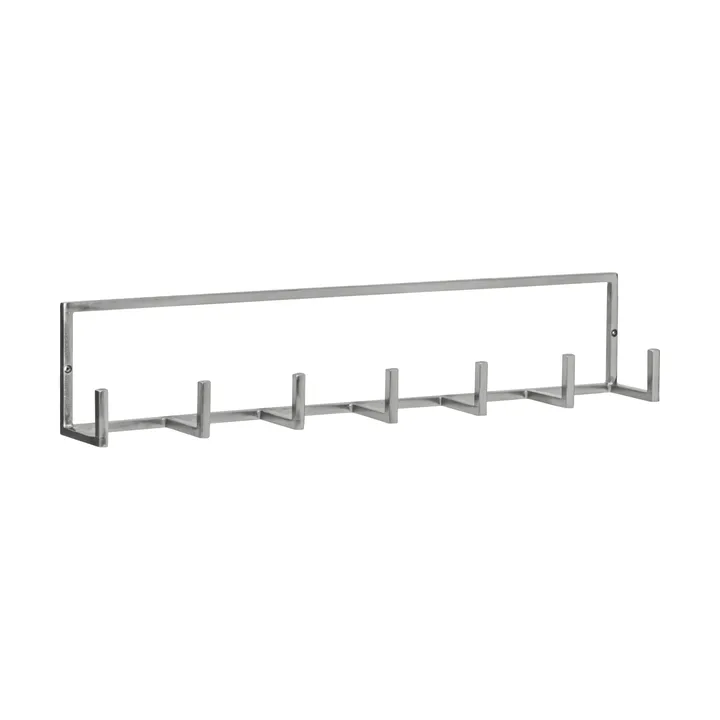 Perchero de pared Rack - Acabado en plata - House Doctor