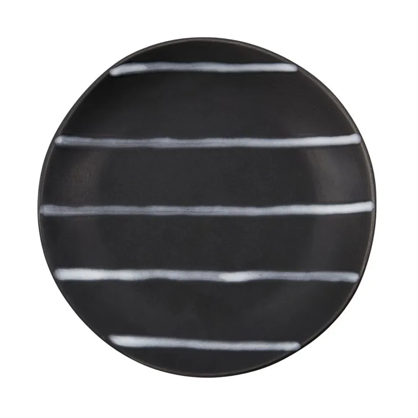 Platillo Line Ø19,5 cm, Negro-marrón House Doctor