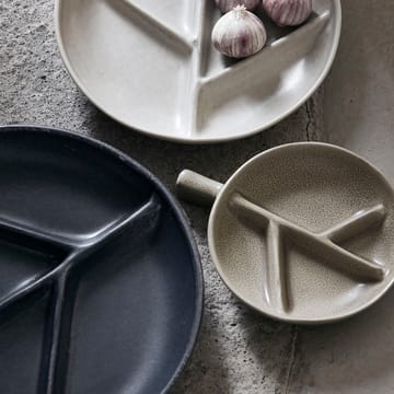 Plato Branch Ø22,3 cm - gris oscuro - House Doctor