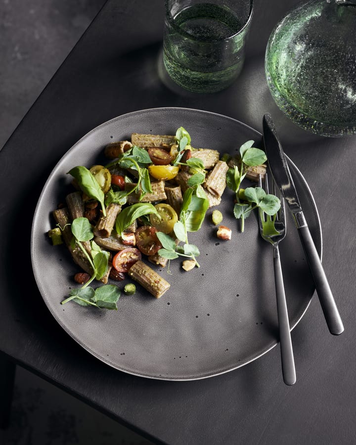 Plato de cena Rustic Ø27,5 cm, gris oscuro House Doctor