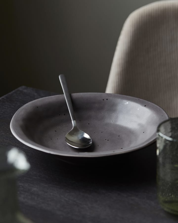 Plato de sopa Rustic Ø25 cm, gris oscuro House Doctor