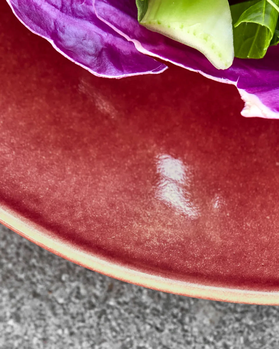 Plato Diva Ø28 cm, Rojo House Doctor