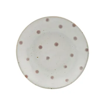 Plato Dots Ø15,7 cm - blanco-verde - House Doctor