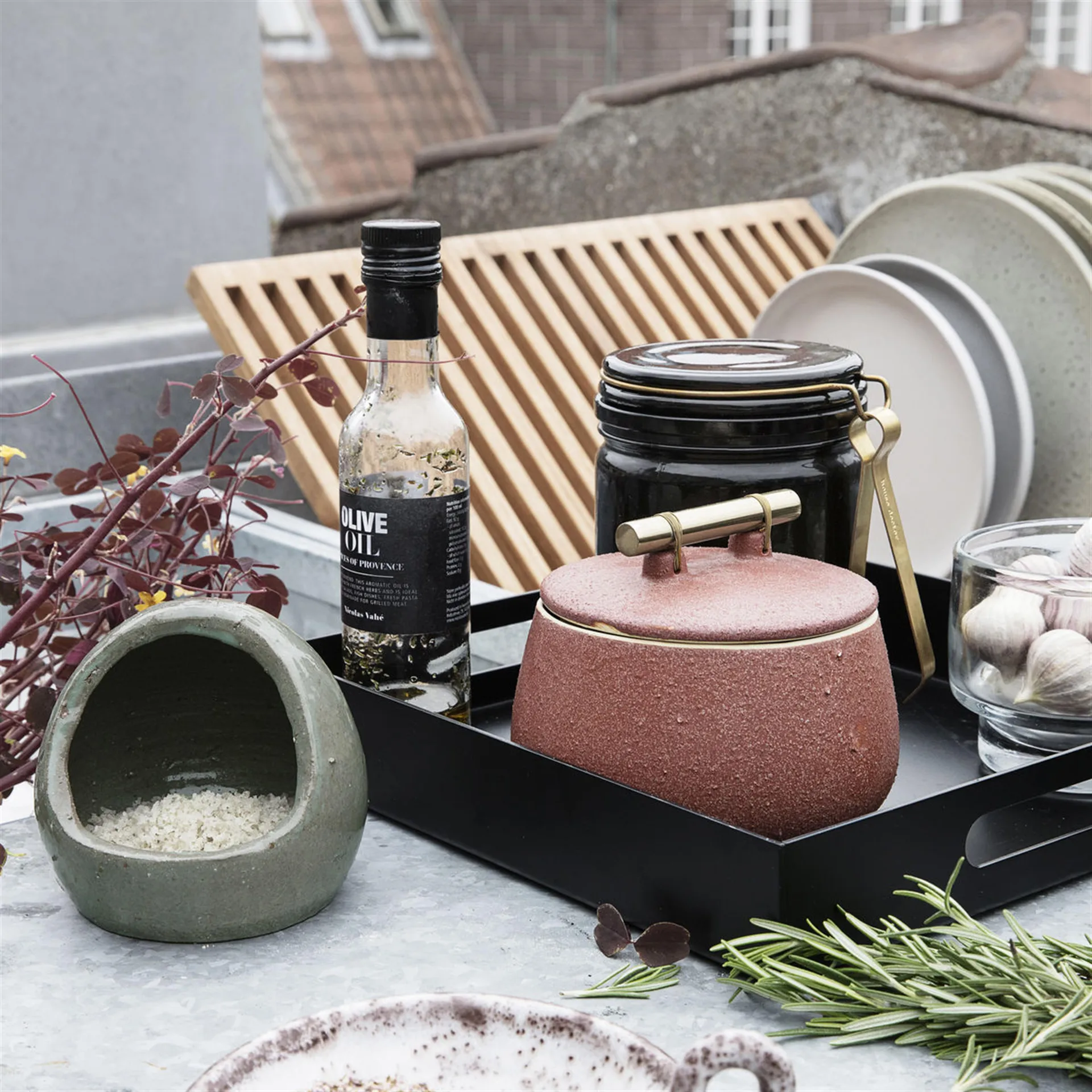 Plato Lake gris, 15,2 cm House Doctor