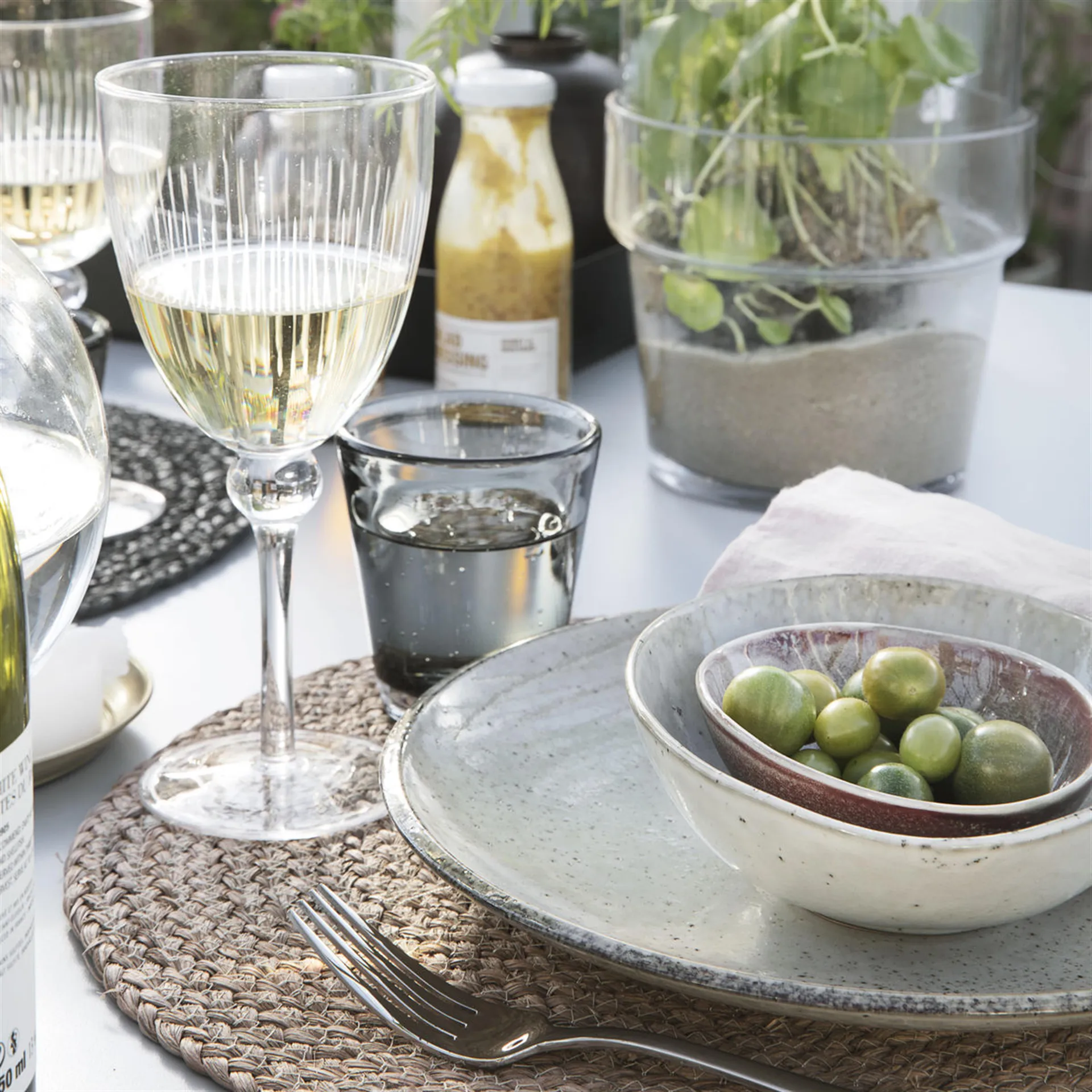 Plato Lake gris, 21,4 cm House Doctor