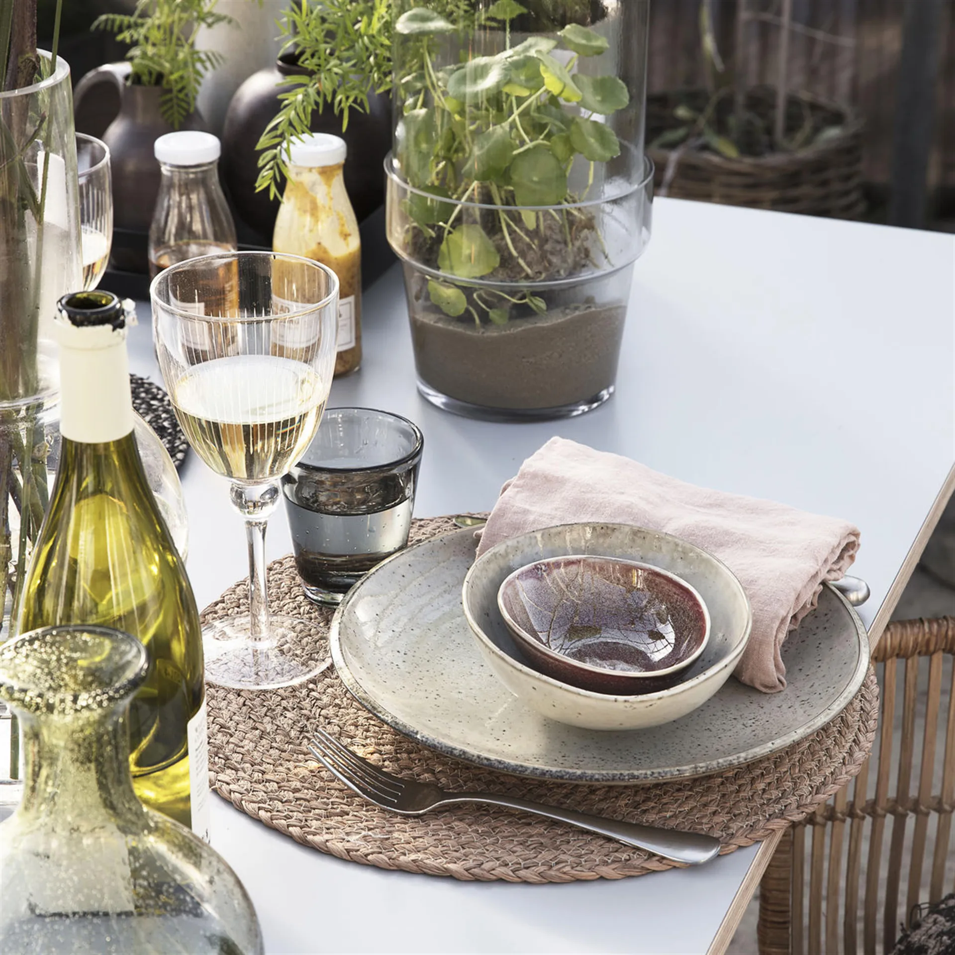 Plato Lake gris, 21,4 cm House Doctor