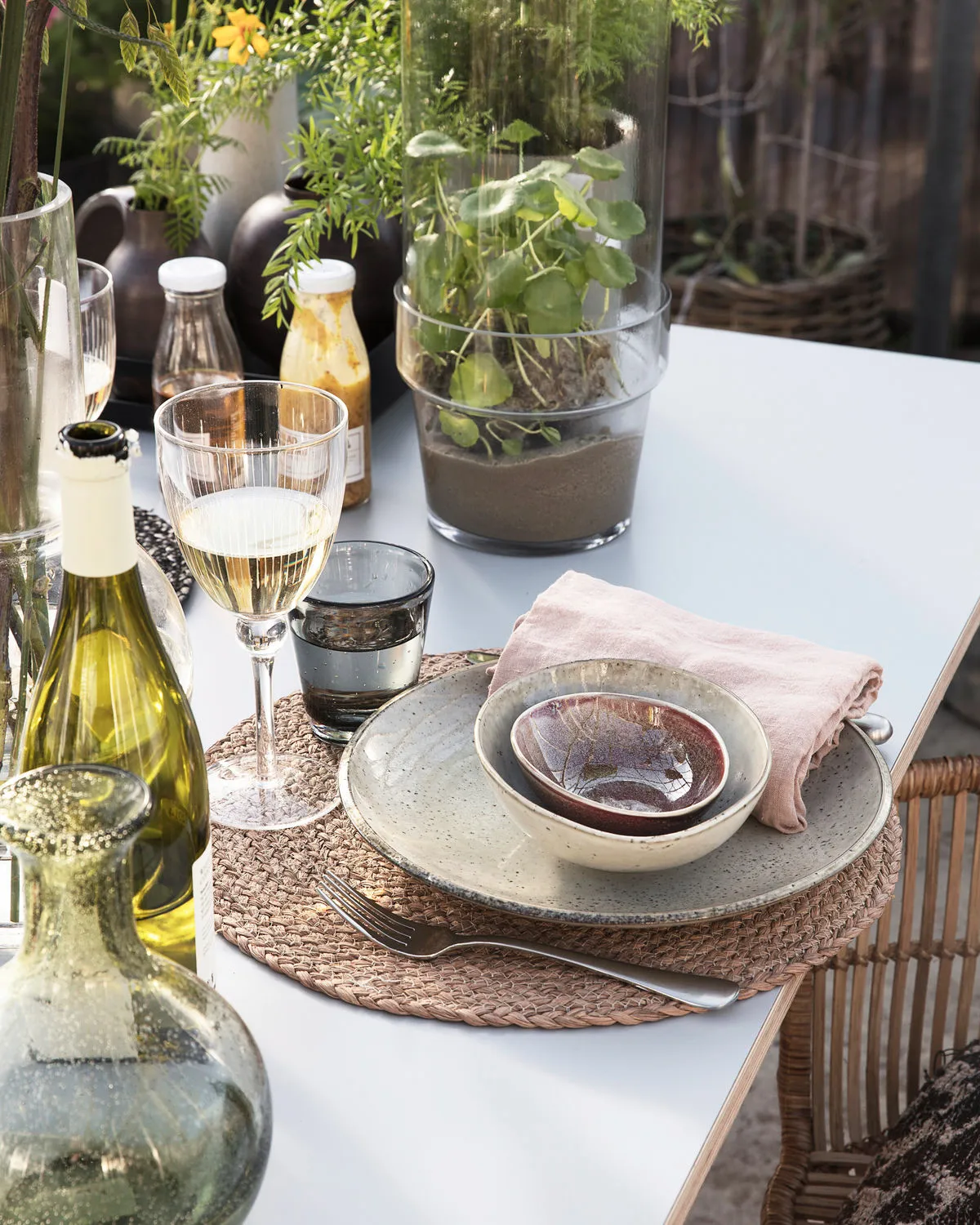 Plato Lake gris, 27 cm House Doctor