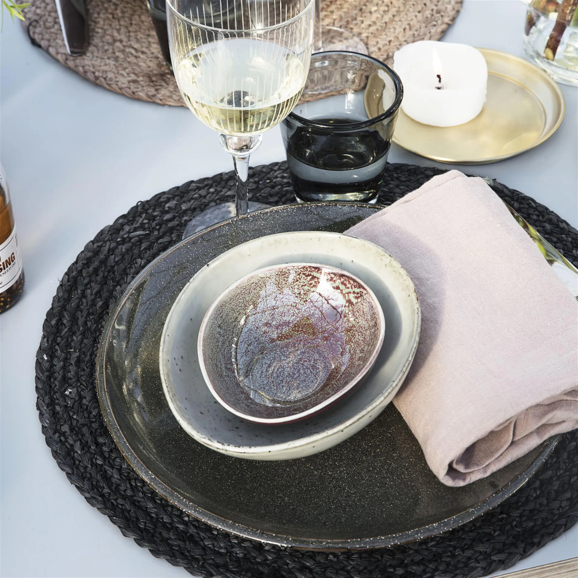 Plato Lake verde, 27 cm House Doctor