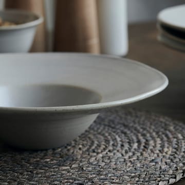 Plato para pasta Pion Ø25 cm - gris-blanco - House Doctor