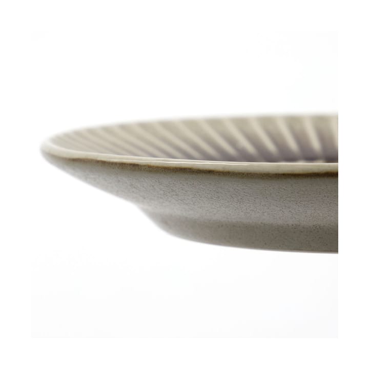 Plato Pleat Ø16 cm - Gris-marrón - House Doctor