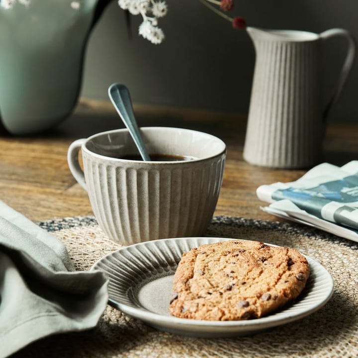 Plato Pleat Ø16 cm, Gris-marrón House Doctor