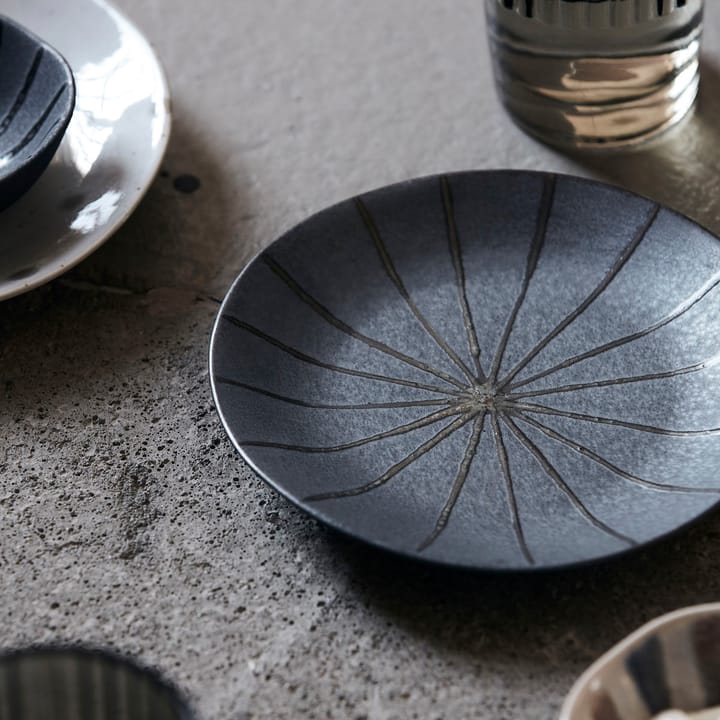 Plato Suns Ø15,7 cm, gris oscuro House Doctor