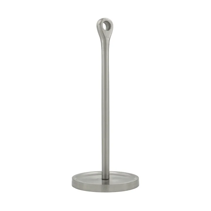 Portarrollos de papel de cocina Eden - Plateado cepillado, 35,5 cm - House Doctor