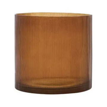 Portavelas Amka Ø10 cm - Amber - House Doctor