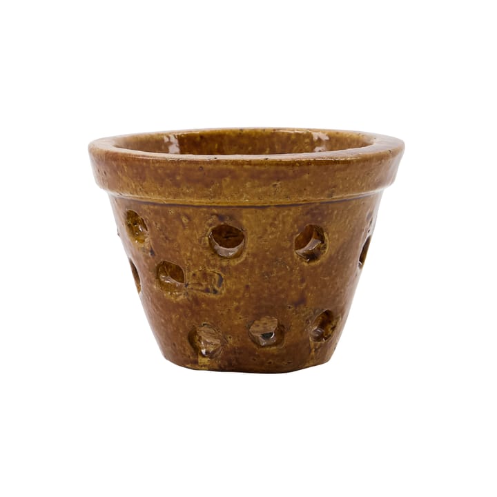 Portavelas Chau 11 cm - marrón oscuro - House Doctor